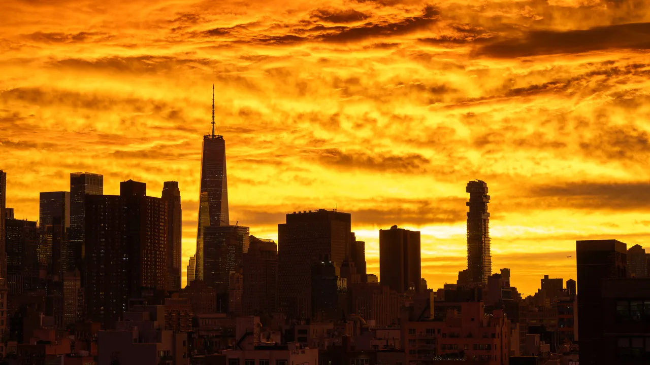 Skyline on Fire